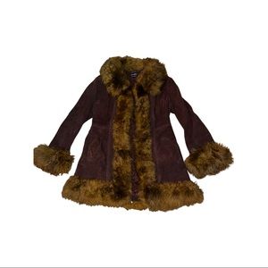 Vintage 70’s fur leather coat